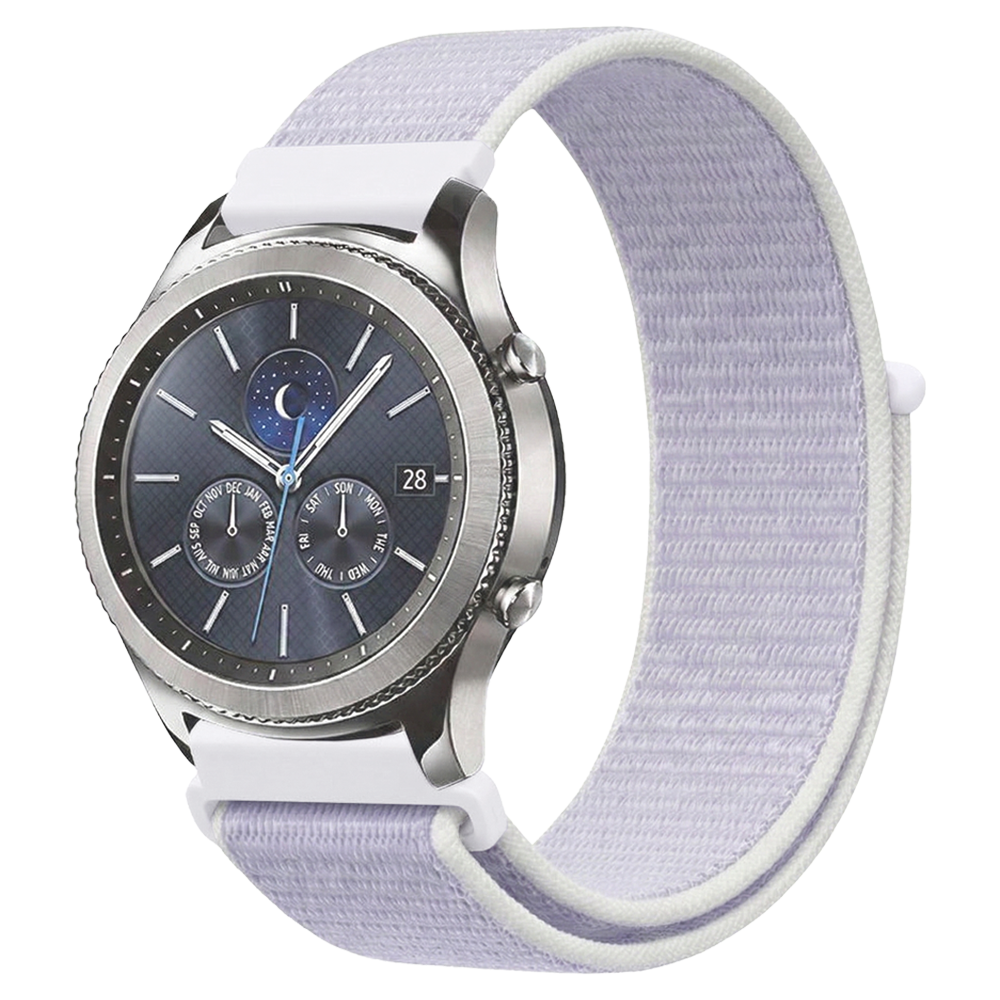 우먼스9999 갤럭시워치 호환 스포츠루프 스트랩 20mm, 화이트라벤더, 1개 9,900원