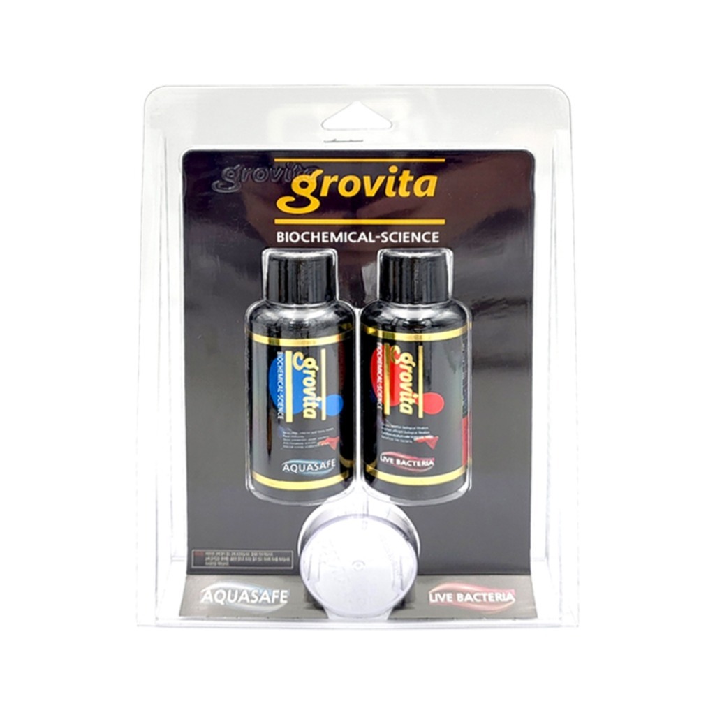 그로비타 아쿠아세이프+라이브 박테리아 세트 60ml 4,000원