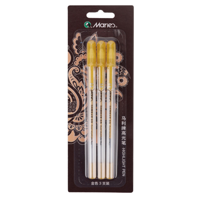 마리에스 마다꾸미 금필 골드 사경용 금색펜 3p 5,750원