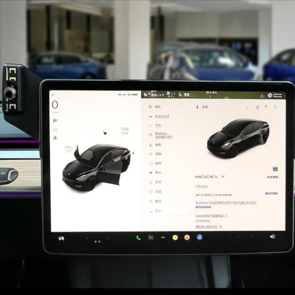 벤비아믹스 테슬라 모델3 모델Y 모니터 일체형 휴대폰 거치대 수납함 3D 하이랜드 주니퍼 00827 11,500원
