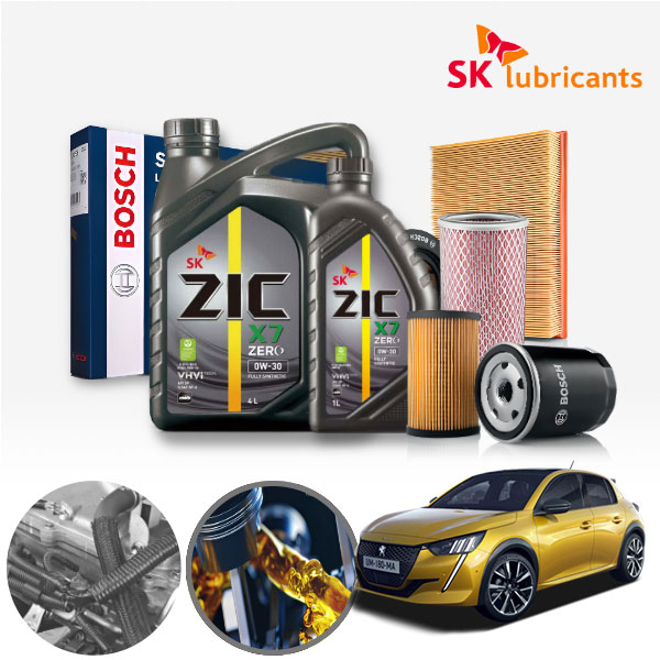 푸조 208 1.6 (9H06) 디젤 지크 X7 0W30 합성엔진오일세트 4리터 60,900원