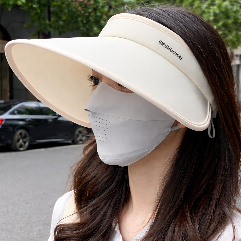 여성 챙넓은 썬캡 자외선차단 모자 얼굴가림 와이드챙 UV차단 골프 등산 낚시 햇빛가리개 모자 23,300원