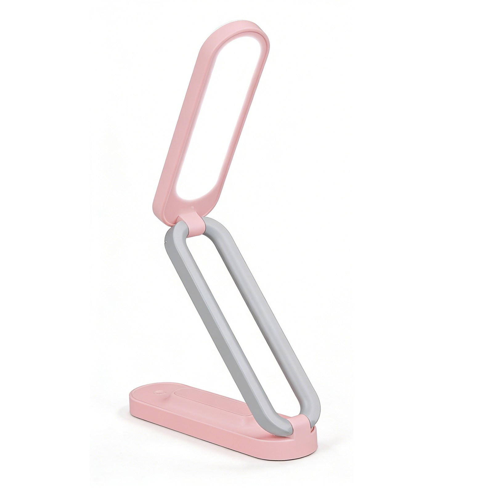 H HNMA HN 휴대용 소형 스탠드 블랙 화이드 접이식 밝기 3단계 조절 가능 침실 사무실 서재 등 다용도 적용 180 각도 조절 가능 미니 스탠드 조명 봄맞이 선물 봄맞이 선, 분홍색 12,000원