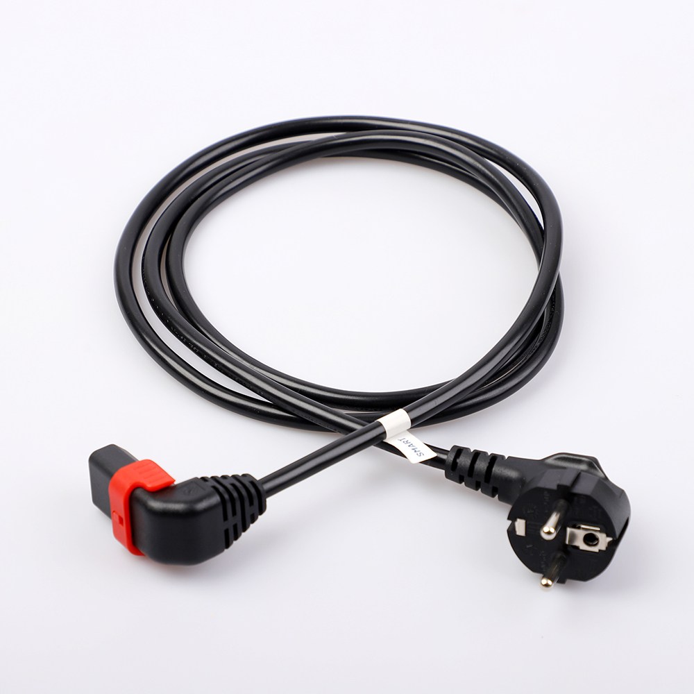 [스마트키퍼 x IEC LOCK] 전원 케이블 락 ㄴ자 3M (PC3185), 3m, 1개 22,000원