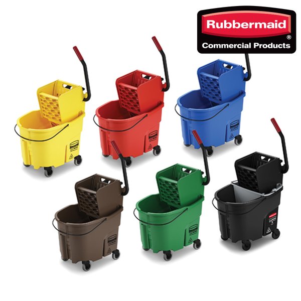 러버메이드청소용품 웨이브 브레이크 이동형 마포탈수기 (758088), 이동형 마포탈수기 그린 326,300원