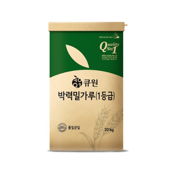 큐원 박력밀가루1등급 20kg 삼양사 대용량 밀가루 박력1등 24,900원