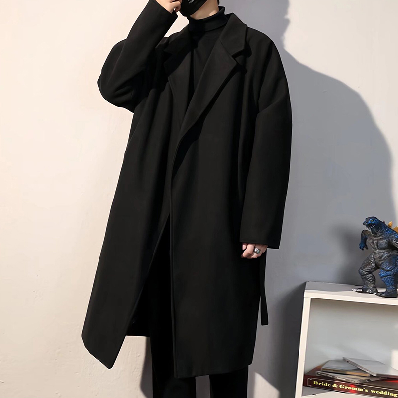 킹앤조이 클로비 노버튼 벨티드 롱코트(기본안감) 99,800원