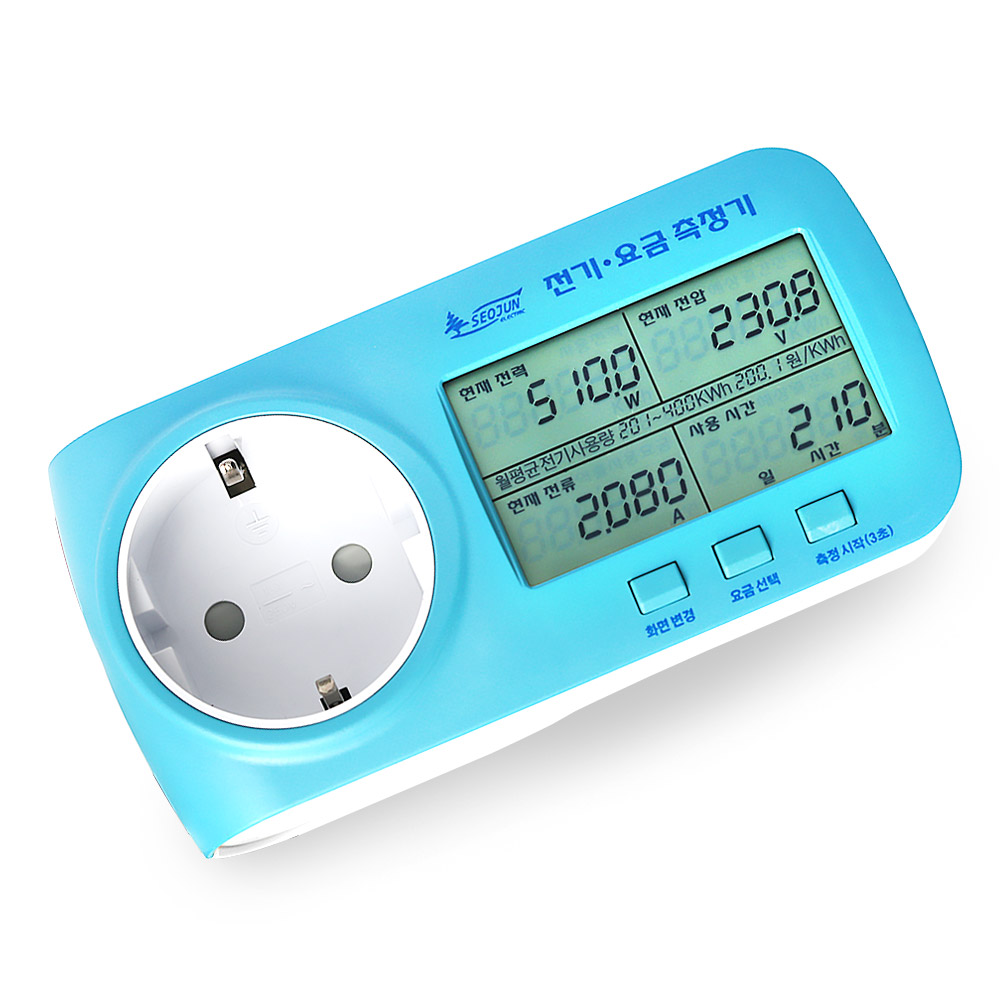 서준전기 SJPM-C16N 신형 전기요금측정기 가정용 디지털 전력계산기, 1개 30,850원