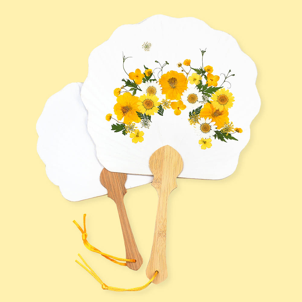 프레스코21 압화 부채 만들기 세트 필름지마감 4,200원