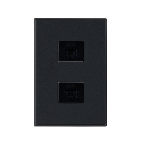 틸인스 인터넷8p 2구 콘센트 다크블랙, 1개 7,270원