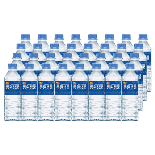 동원F&B 동원샘물 500ml  40개 생수 라벨 유무 랜덤발송 22,860원