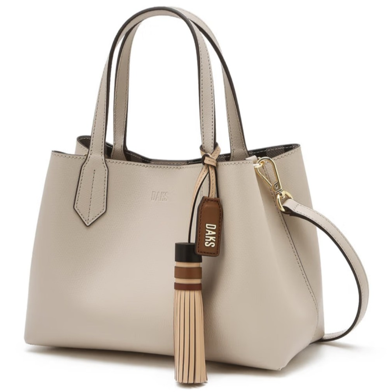 닥스>> [선물추천] 닥스 아이보리 테슬 장식 소가죽 토트백(WCBA4F368IV) 203,000원