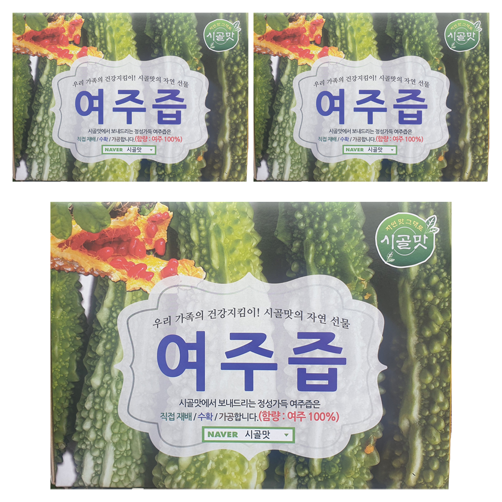 시골맛 여주즙, 5.4L, 3개 102,000원