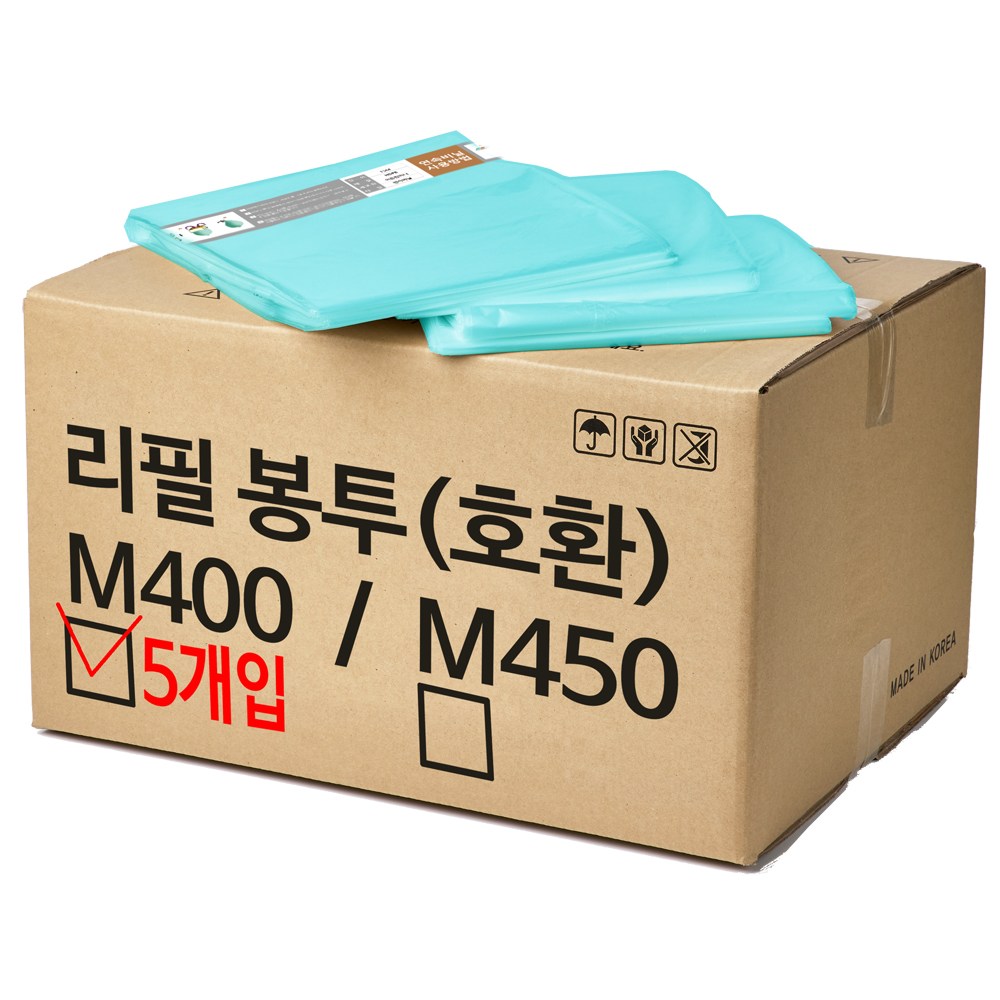 매직캔 리필 봉투 400 모델 (43L, 53L) 호환 5개입 17,800원