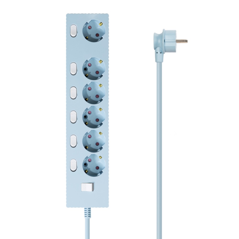 파워존 웨이브 멀티탭 개별 절전 스위치 과부하차단 6구 멀티콘센트 전기코드 50cm 1.5m 3m 5m 7m 27,360원