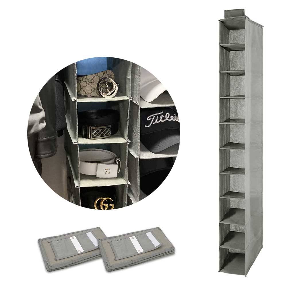 진앤샵 벨트 소품 악세사리정리함 5단 10단 걸이형 진열 행거 옷장 보관 수납함 7,900원