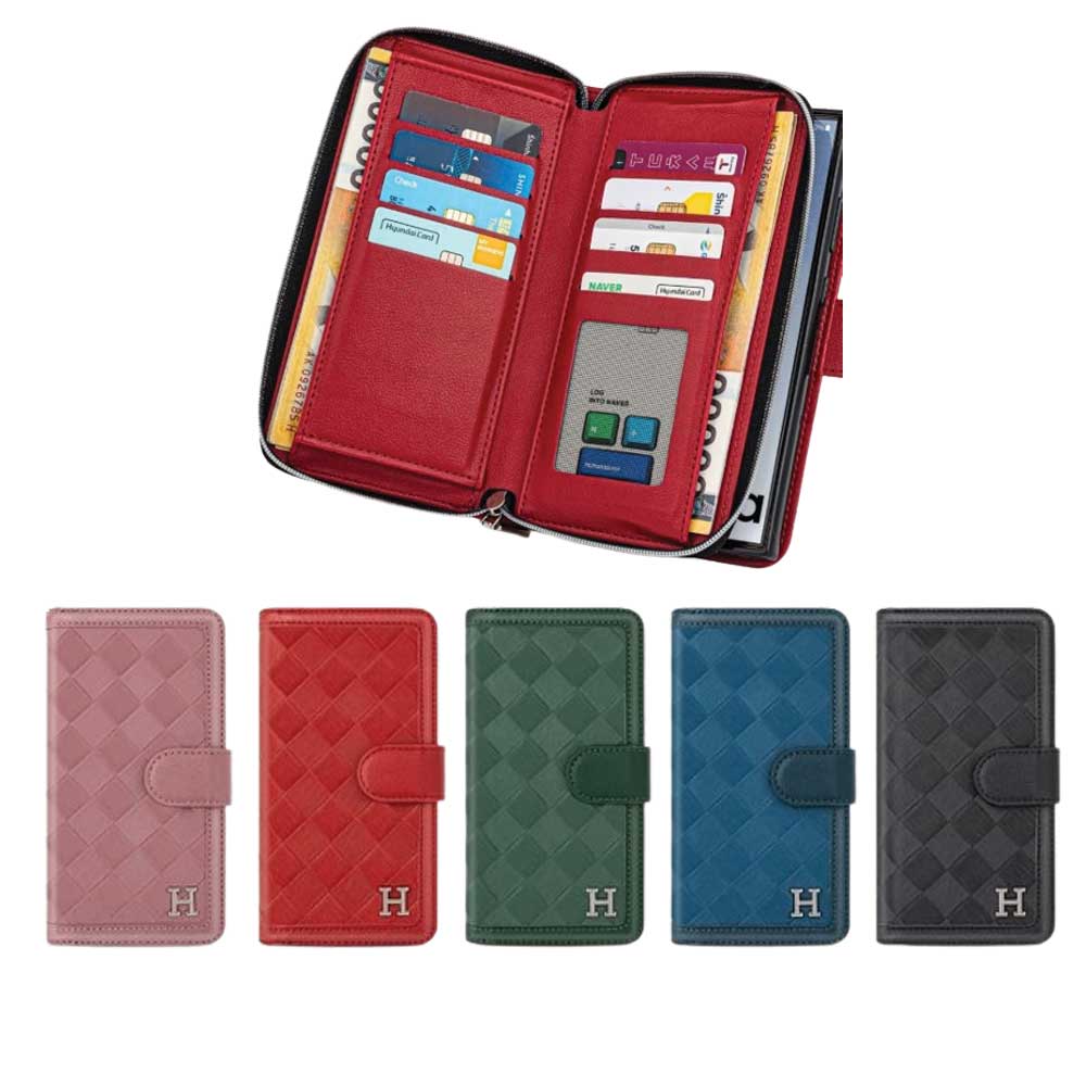 빈센트 지퍼 다이어리 카드 지갑 케이스 갤럭시S24FE SM-S721N 23,300원