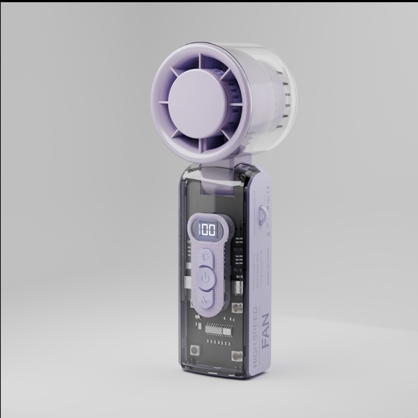 2025 미니 고풍량 휴대용 선풍기 투명 메카풍 고속 냉각 아이스팩 팬 휴대용 USB 충전식 선풍기 36,950원