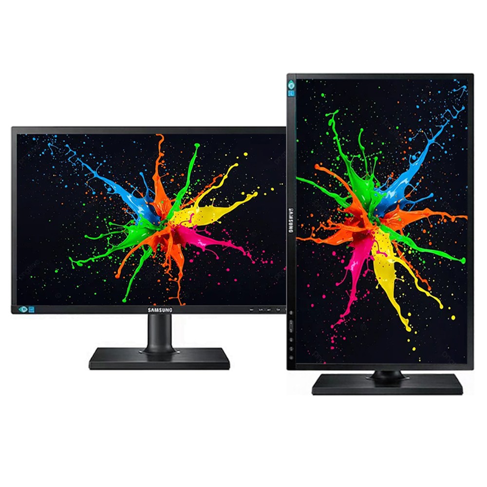 삼성 LG 피벗 높낮이 24인치 세로 모니터 FHD LED 컴퓨터모니터 사무용 업무용 병원용 중고, 61cm, 삼성LG24인치 69,000원