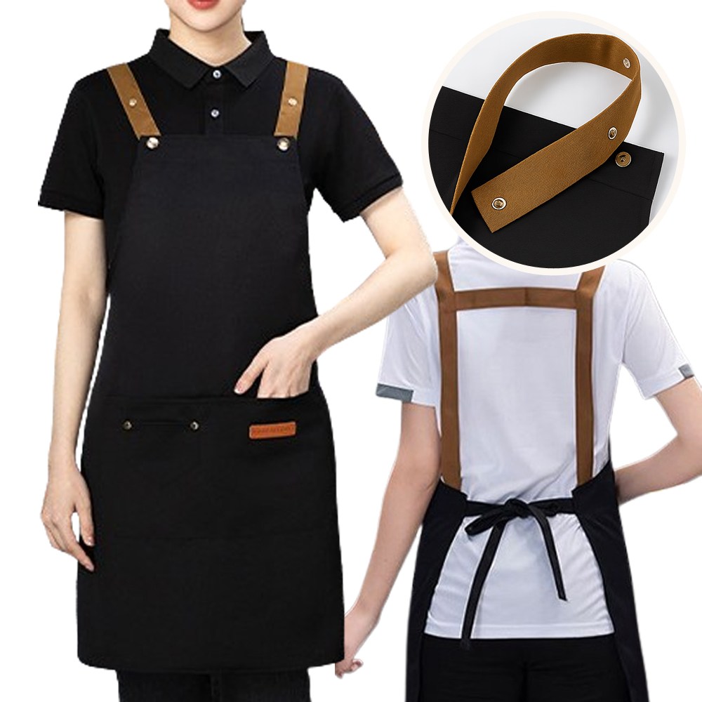 트리에 길이조절 방수 앞치마 H형, 1개, 블랙 12,900원