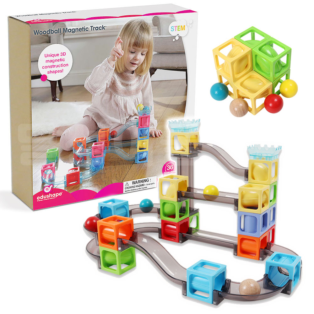 에듀쉐이프 마그네틱 롤링 플레이 36pcs 자석블럭 79,600원