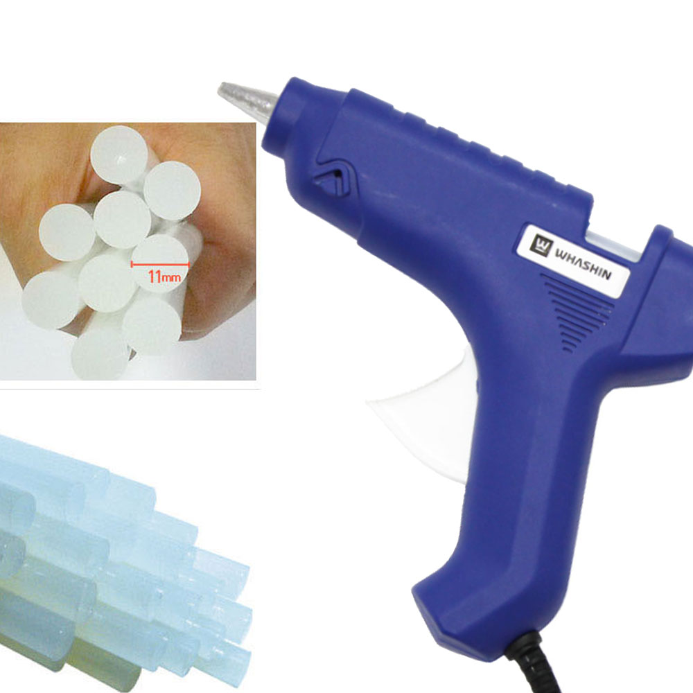 40W 글루건 기계 대형 + 핫멜트 대형 11mm 600g 1세트, 2세트 27,200원