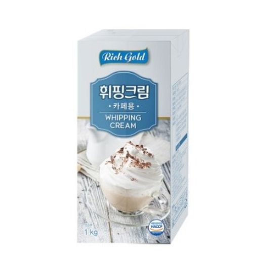 동서 리치골드 식물성 휘핑크림 1L 휘핑,토핑,식물성 카페용 [아이스박스 무료포장] 17,120원