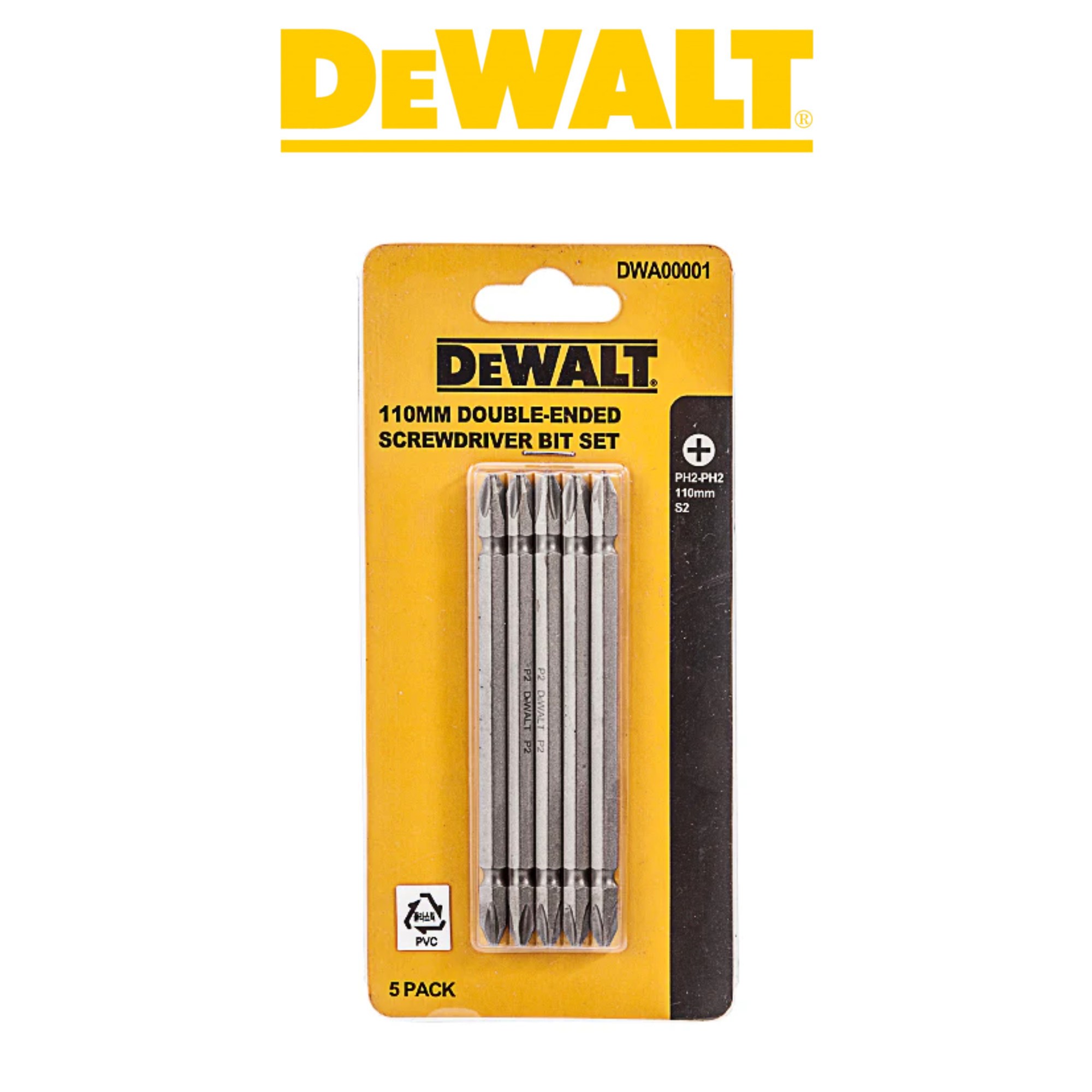 디월트 DWA00001 110mm 양날 드릴 드라이버 비트 세트 4,770원