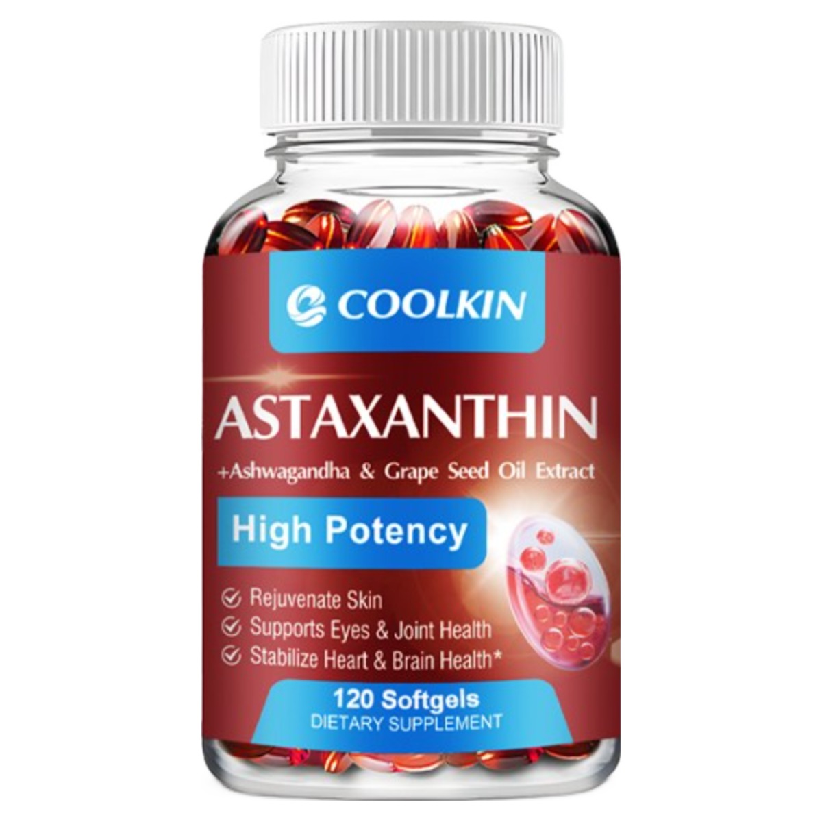 미국 정품 높은 품질 높은 콘텐츠 아스타잔틴 24mg 소프트젤 심혈관 건강 증진 신진 대사 촉진 혈액 순환 개선 면역 체계 강화, 120정, 1개 25,780원