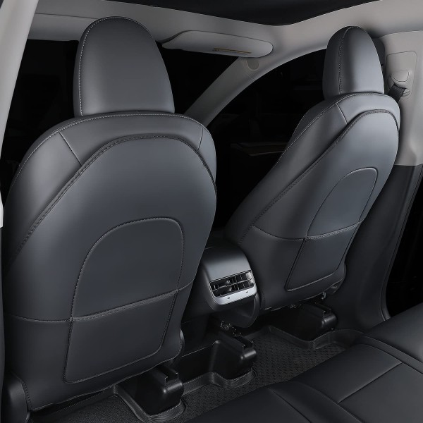 올스토어 Tesla Model Y Juniper 3 Highland 2017-2025 뒷좌석 커버 2PCS 가죽 보호대 내마모성 킥 시트백 37,700원