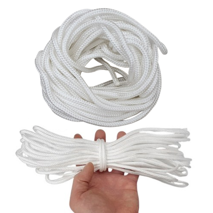 본라이프 천정 건조대줄 교체용끈 다용도줄 빨래건조대줄 베란다 빨래줄 밧줄 노끈 건조줄 캠핑 다용도로프, 백색, 5m, 1개 3,570원
