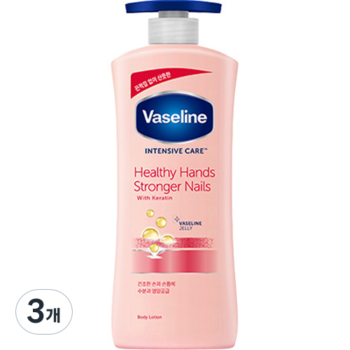 바세린 인텐시브 케어 헬씨 핸드 앤 스트롱거 네일 로션, 600ml, 3개 26,900원