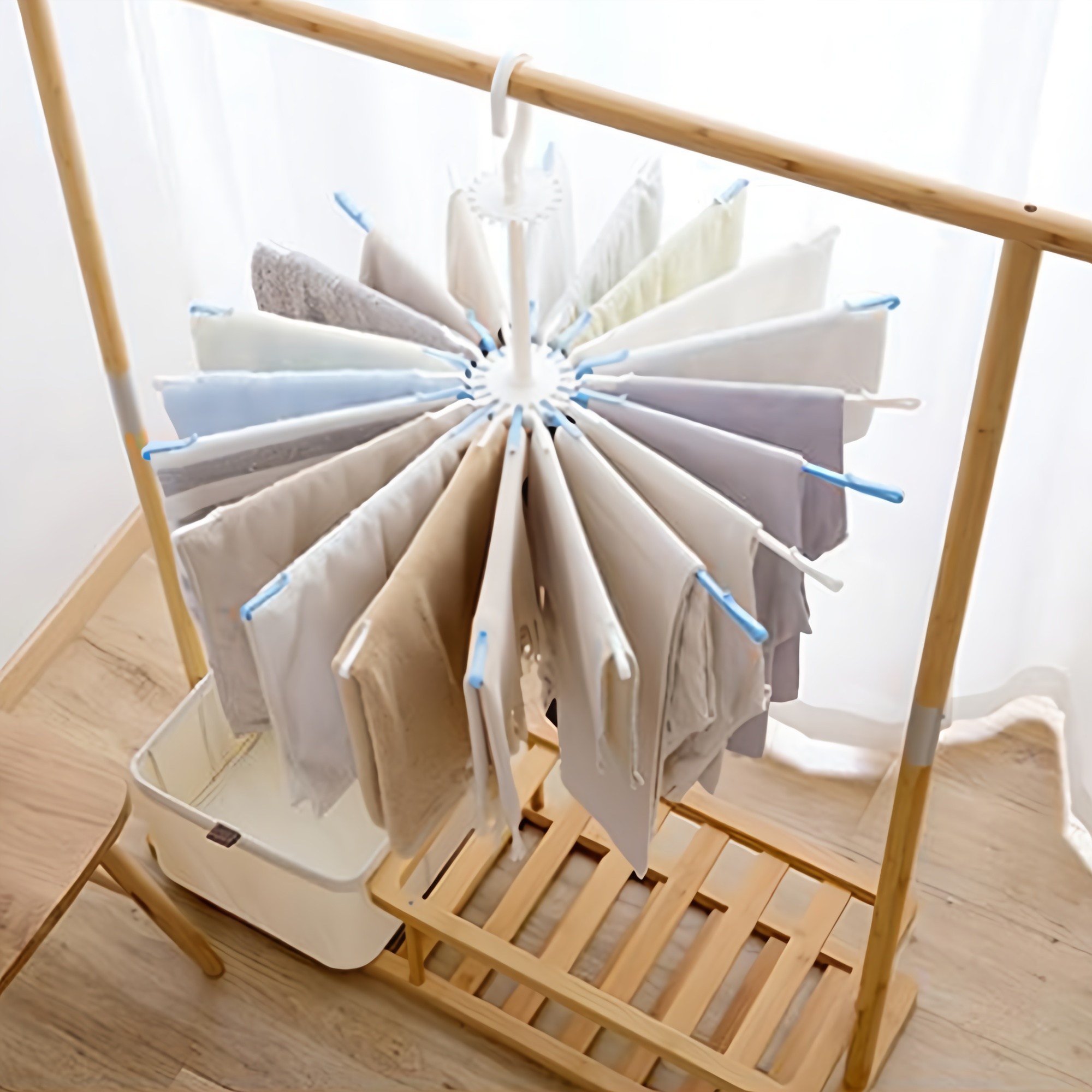 이마켓 CareFree S-20 접이식 20구 수건 속옷 건조대 9,120원