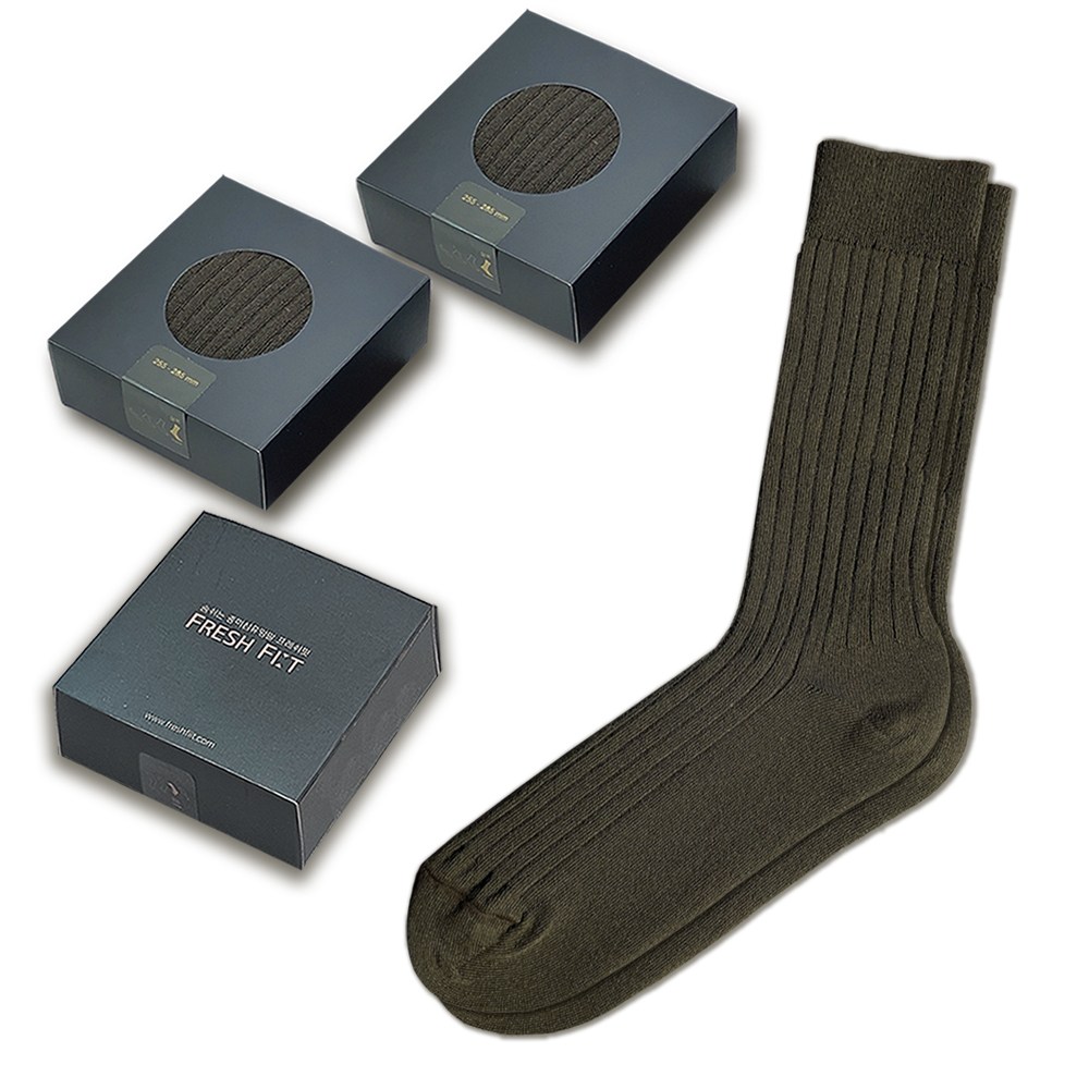 남성 프리미엄 장목 골지양말 - 종이섬유로 땀안차고 냄새없는 쾌적한 프레쉬핏 35,500원