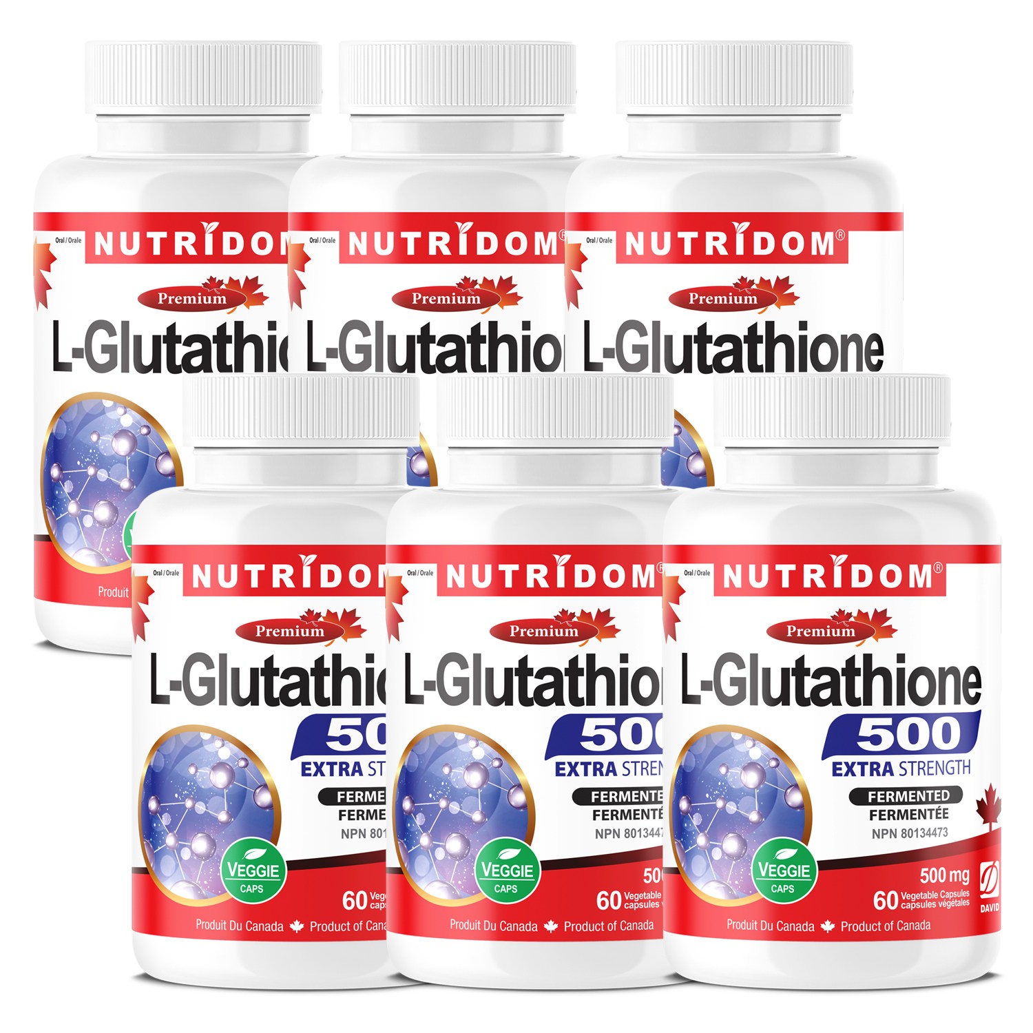 (2병특가) 뉴트리돔 L-글루타치온 500mg 99%고순도 글루타티온 60베지캡슐 피부미백 피부영양제 효모추출물 캐나다 직구 영양제 카포리아 275,810원