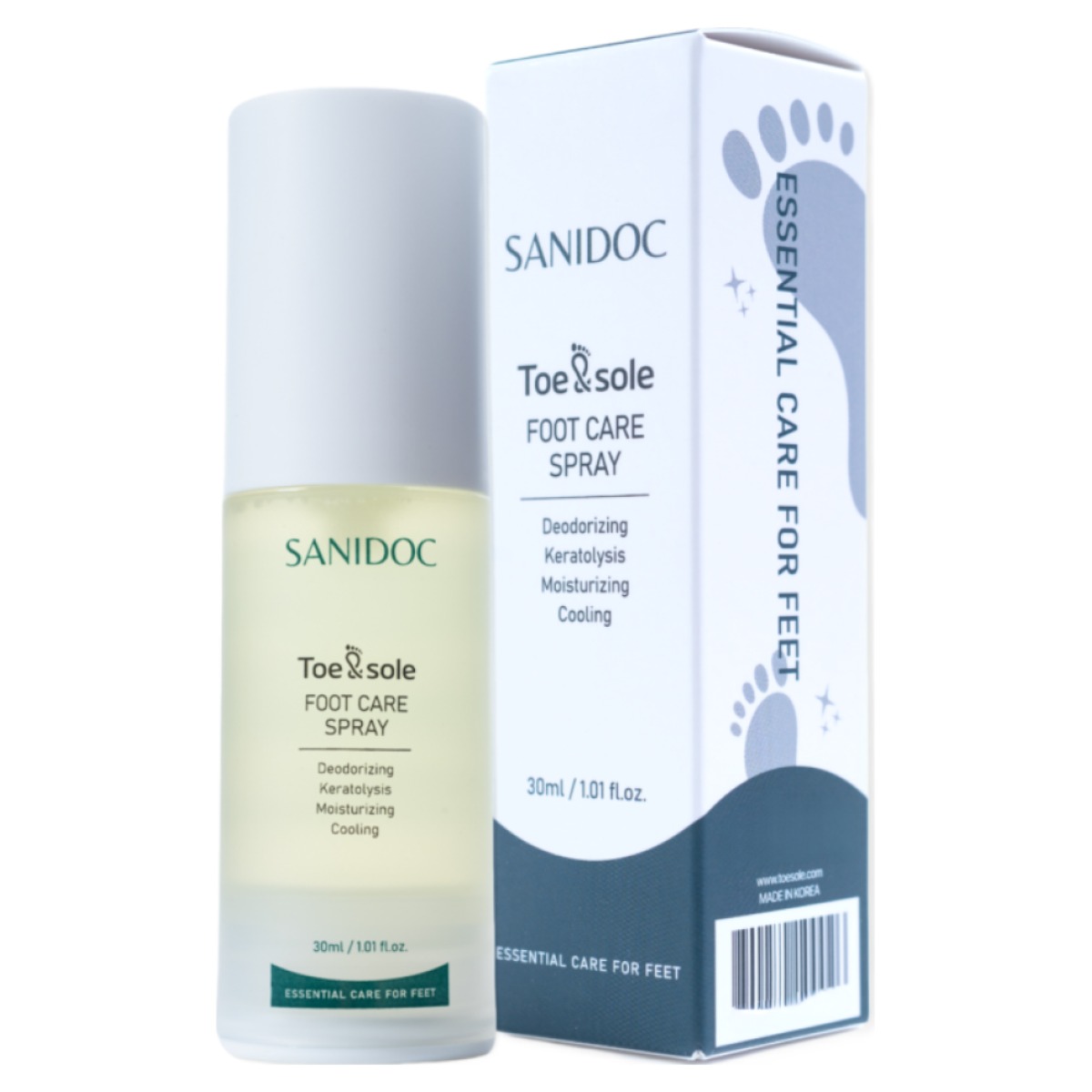 새니닥 토앤솔 풋케어 스프레이 티트리레몬그라스 발냄새제거제 발각질제거제, 1개, 30ml 13,980원