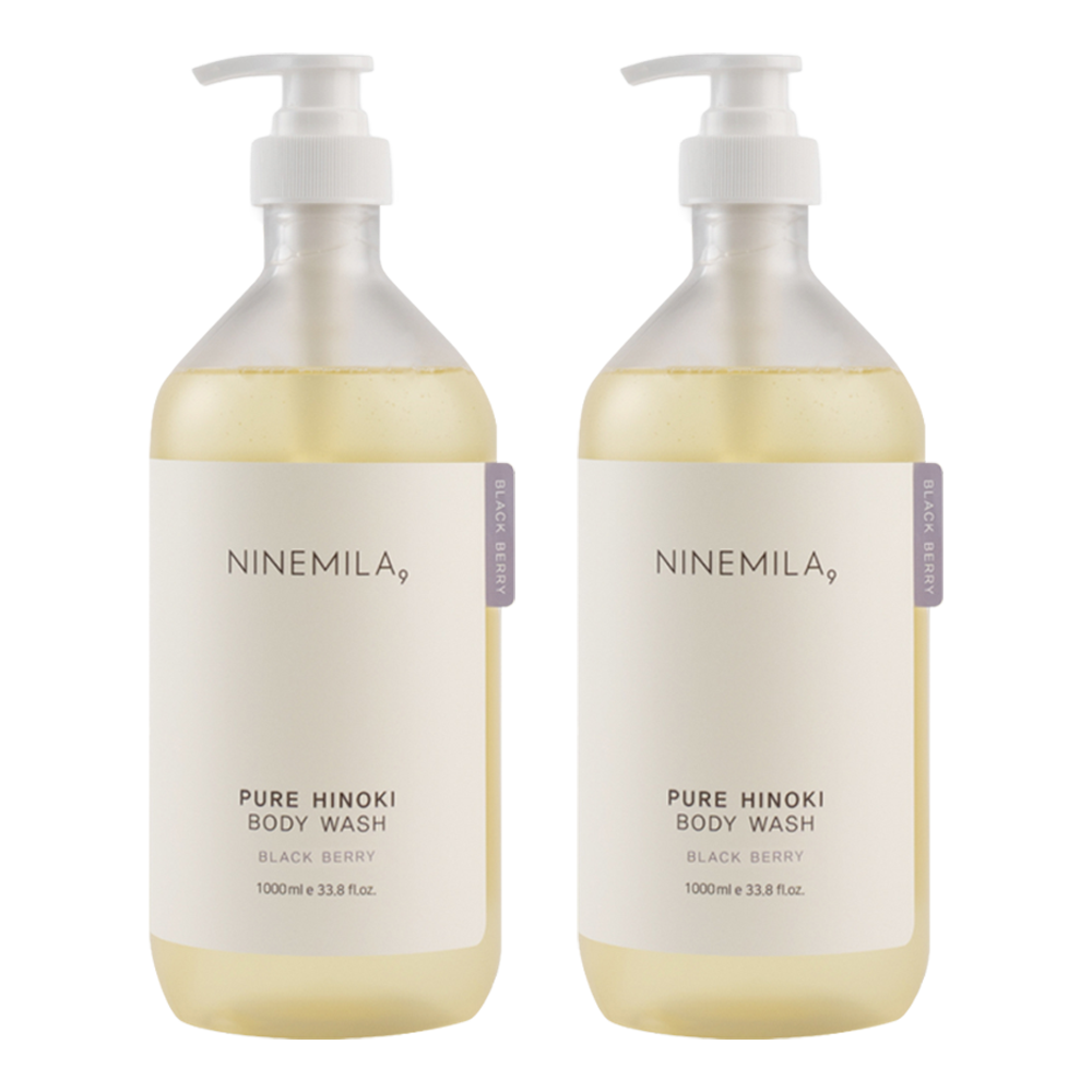 나인밀라 퓨어 히노끼 바디워시 블랙베리향 23,900원