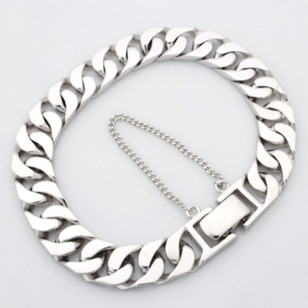 주얼리고든 실버925 7돈 면체인 팔찌 묵직한 데일리 남자 은팔찌 438,300원