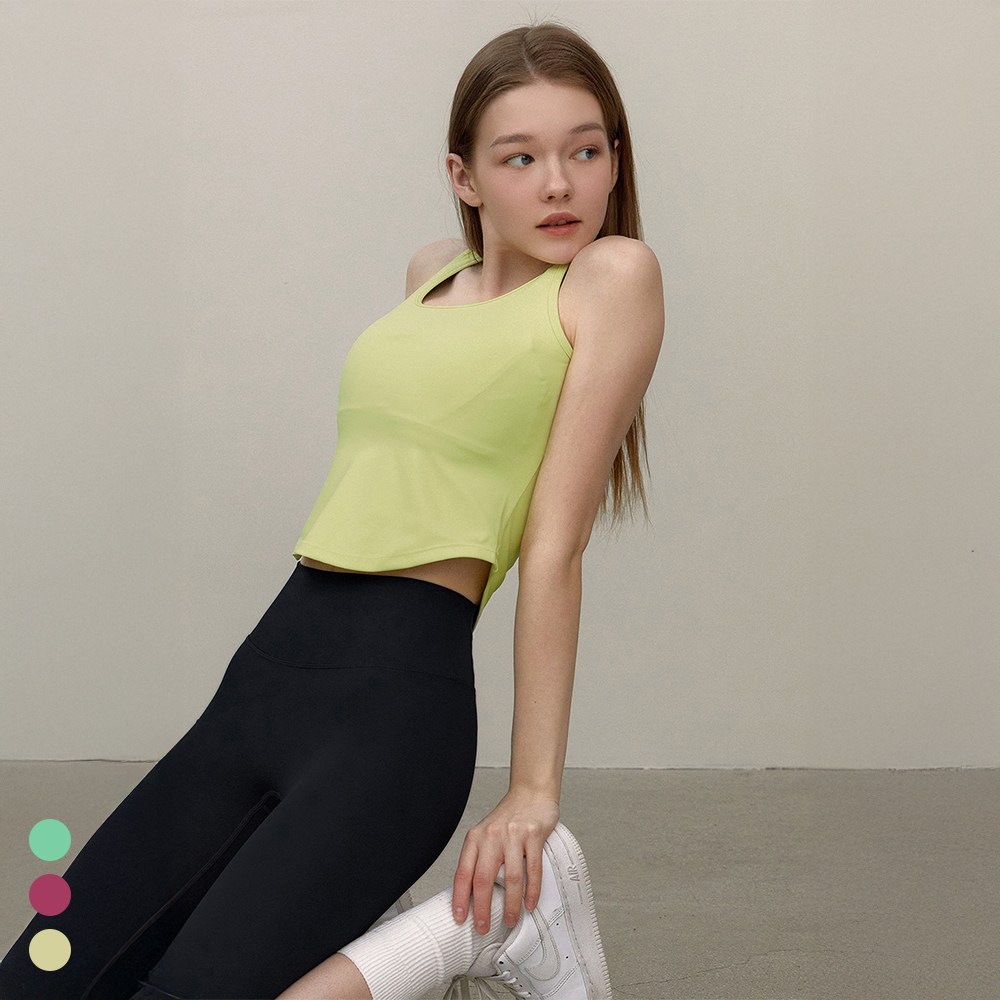 [콘치웨어] 릴렉스 소프트 슬리브리스 3colors 필라테스 요가 22,800원