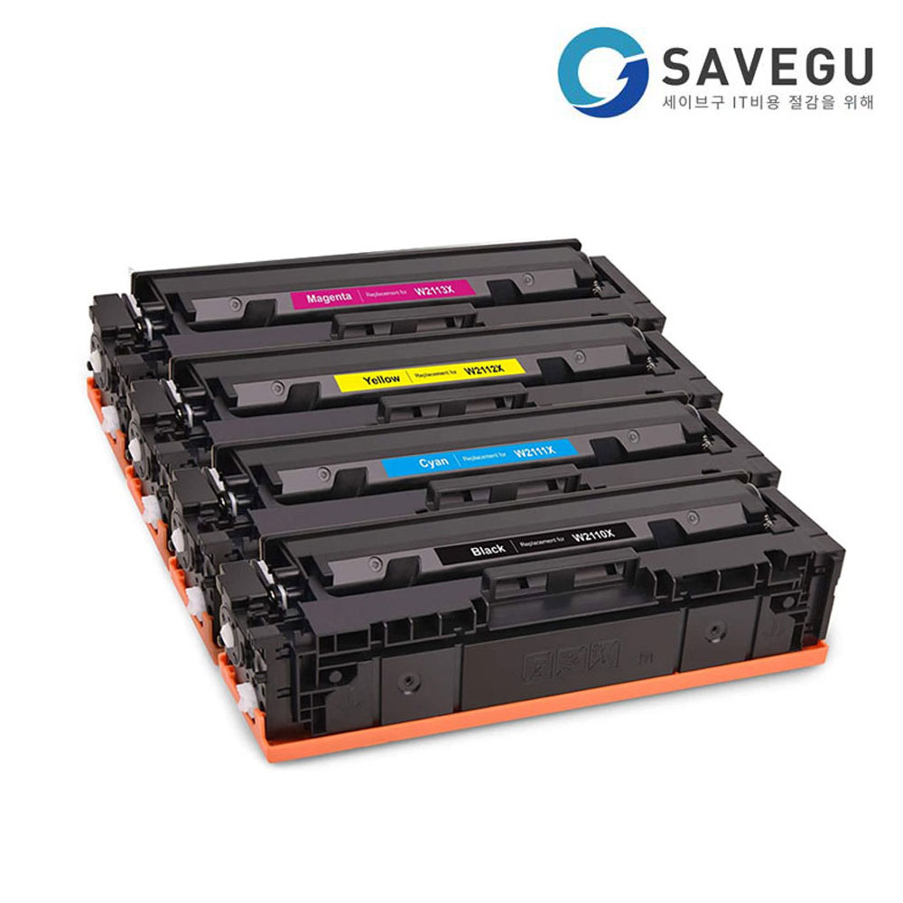 HP호환 MFP M283cdw 대용량 토너 재생1세트 (칩장착) W2110X 131,000원