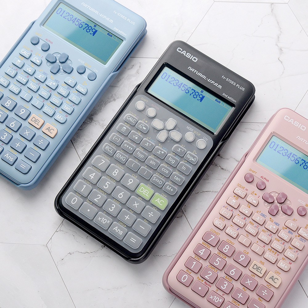 카시오 계산기 FX-570ES PLUS 2 전용 키스킨 실리콘 3,900원