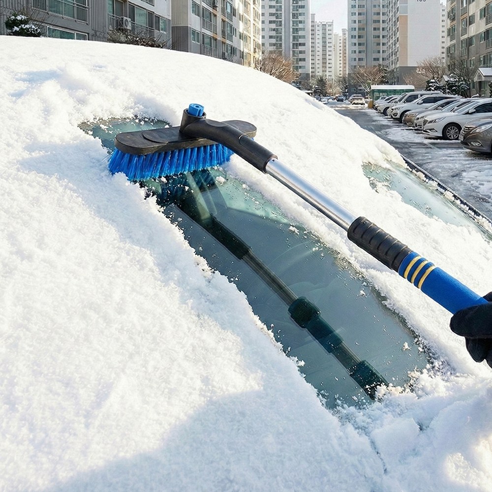 아띠꼴로 길이조절 자동차 눈제거 차량 성애제거 차량용 눈빗자루 성에제거 눈제거기 14,000원