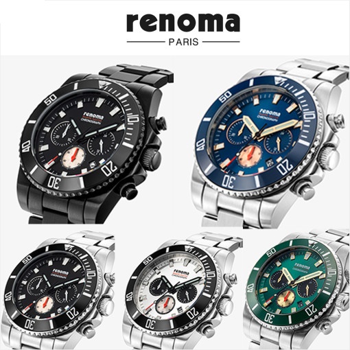레노마 마린마스터 RE2001 라인 다이버시계 / 우레탄밴드 증정 / 방수 200M  / 사파이어글래스/ 수퍼루미노바 / 5종택1 RE-2001 240,000원