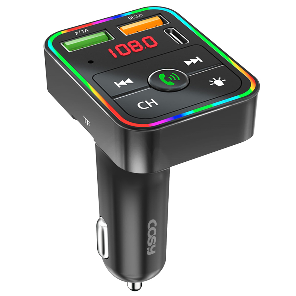 코시 C타입 USB-A 고속충전 차량용 블루투스 카팩, AT4110BT/4110, 블랙 23,640원