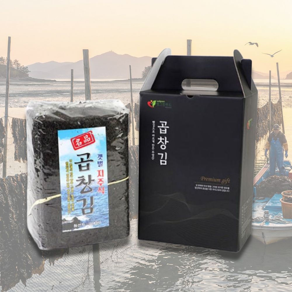 프리미엄 전남 명품 곱창김 명절 선물세트 답례품 100매, 3박스 77,900원