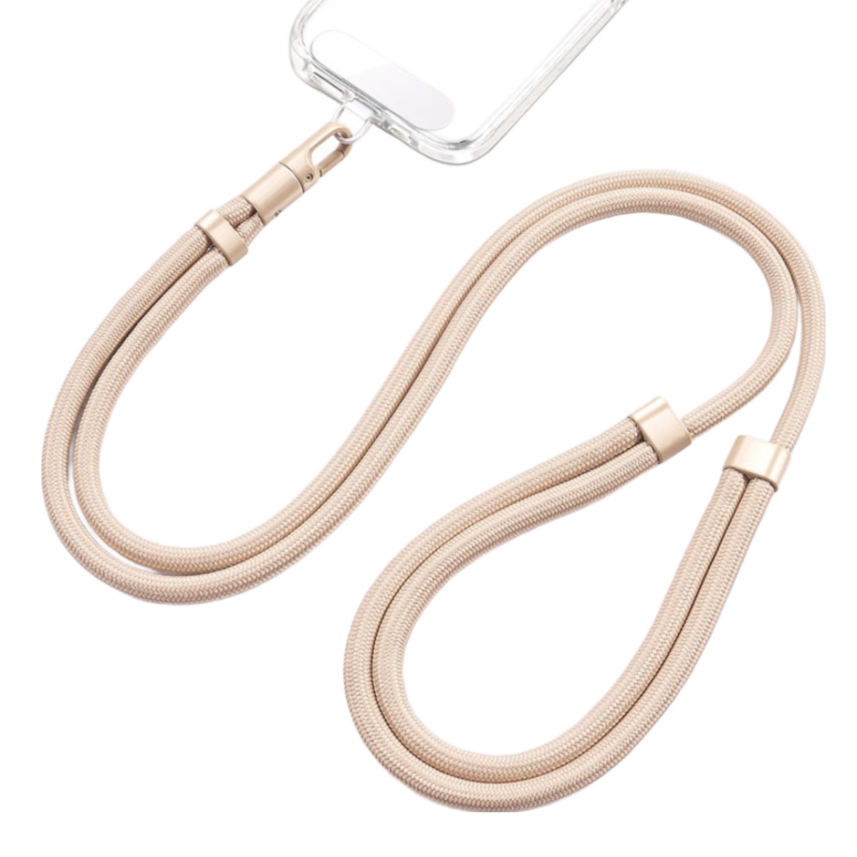 ABMOS 휴대폰 숄더 스트랩 목걸이줄 +휴대폰 태그홀더 세트, 1개, 카멜색 13,900원