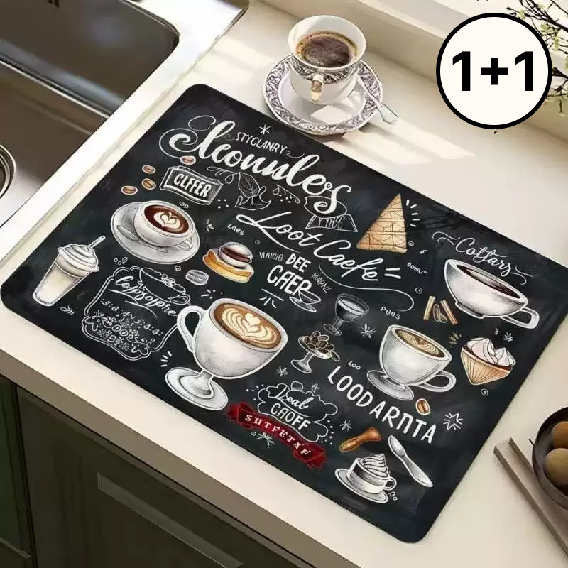 심플리프 규조토 물기순삭 식기건조 드라잉매트, 2개, 50cmX40cm, 01.카푸치노보드 22,900원