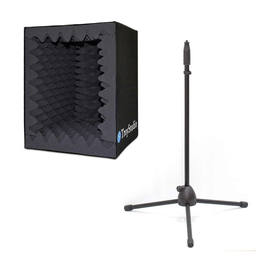 미니 방음 부스 스탠드 세트 포터블 휴대용 리플렉션 필터 마이크 방음판 반향음 잡음 콘덴서 흡음 차단 94,800원