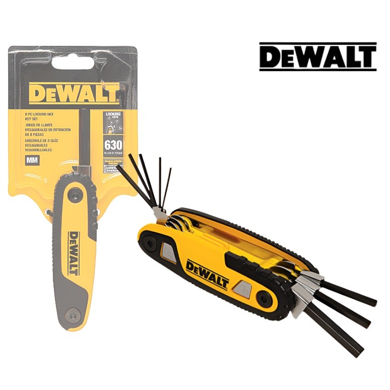 디월트 접이식 육각 렌치 세트(8pcs)  DWHT70263M  다용도 휴대용 렌치 19,220원