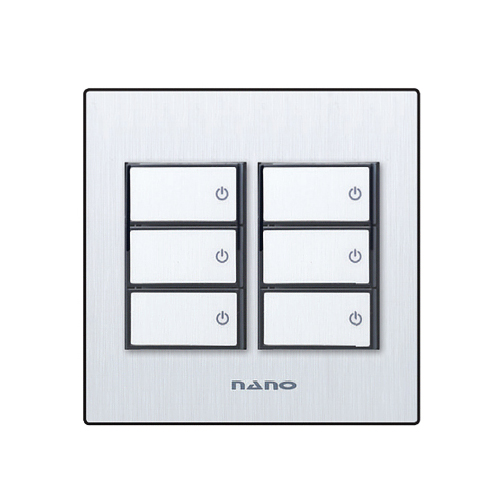 나노전기 아트2 블랙 중 6구 단로 스위치 39,500원